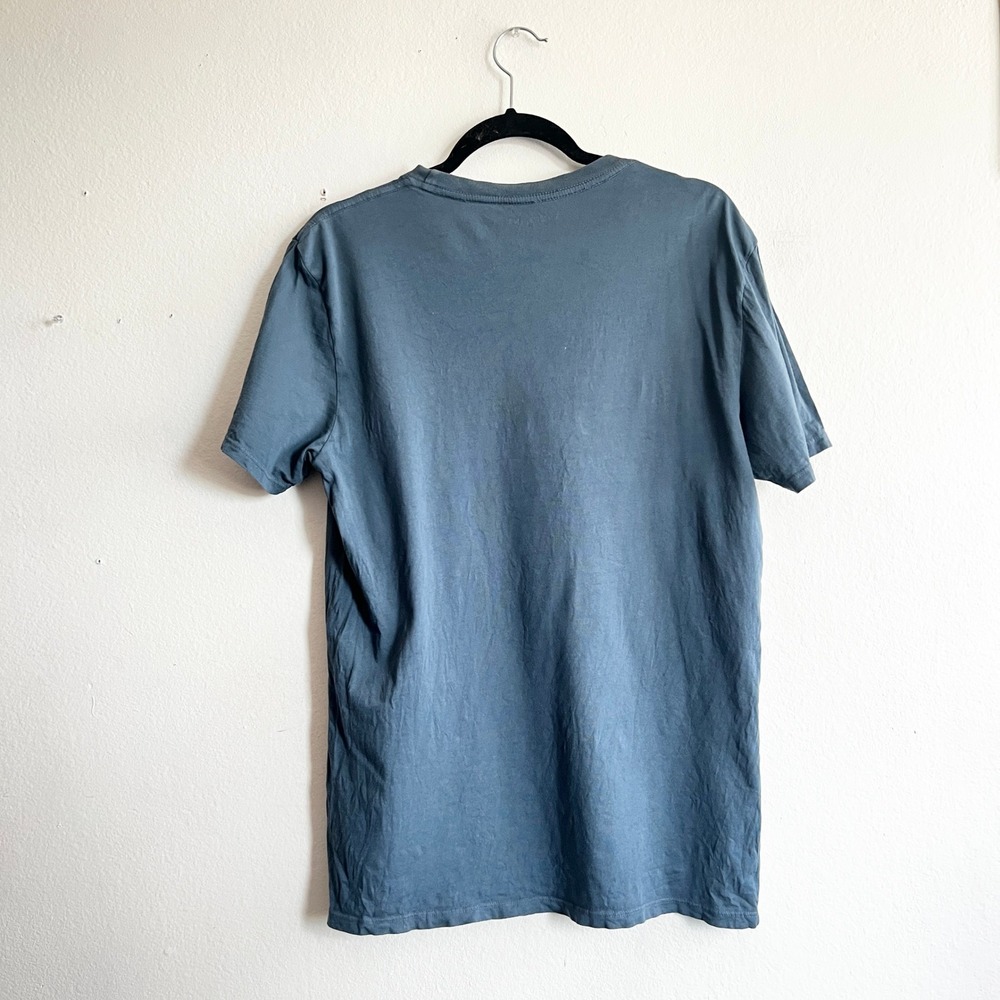 Everlane Mens Size Medium Blue Crew Neck‎ T-Shirt 100% Cotton - Picture 2 of 5